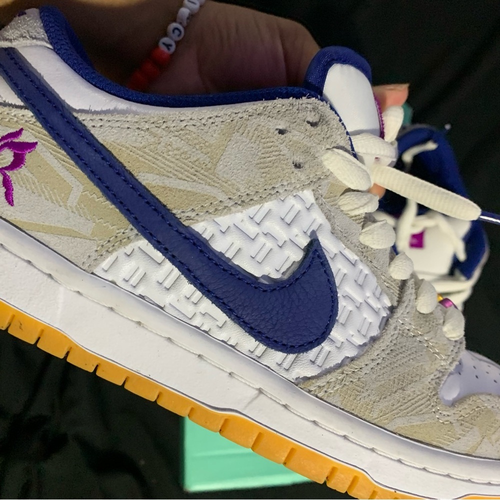 Nike Sneakers with Purple and White Interior